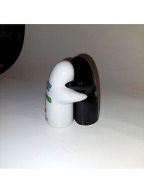 Florida Souvenir Black and White Ghost Salt & Pepper Shakers